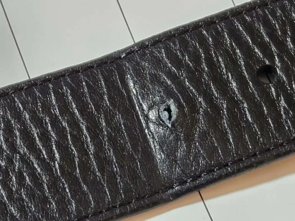Harley-Davidson Men's Genuine Leather Money Zipper Belt with Chrome Bar & Shield